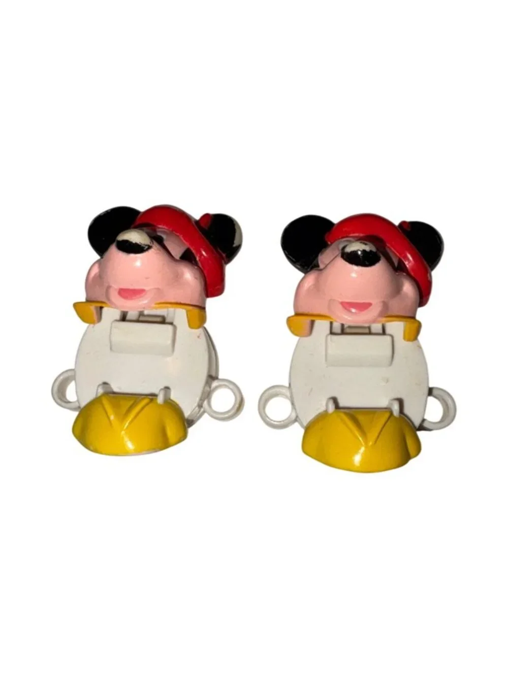 Vintage Retro Core 1988 Disney Mickey Mouse Bow Biter Shoelace Clips